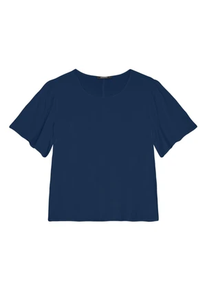 Essendi - Blusa Feminina em Viscose Azul - ESSENDI