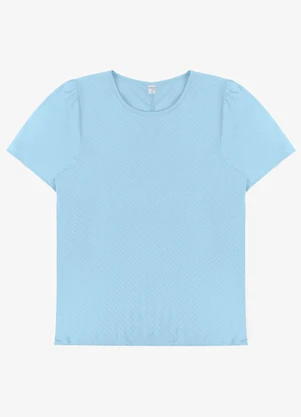 Blusa Feminina em Viscose Infinita Cor (Azul) - INFINITA COR