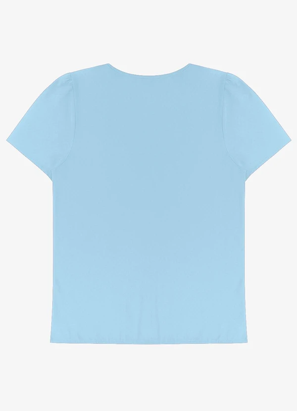 Infinita Cor - Blusa Feminina em Viscose Infinita Cor Azul 2