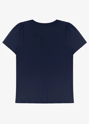 Blusa Feminina em Viscose Infinita Cor (Azul) - INFINITA COR