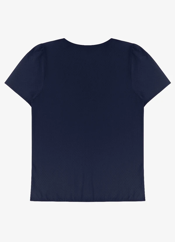 Infinita Cor - Blusa Feminina em Viscose Infinita Cor Azul 2