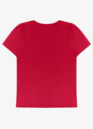 Blusa Feminina em Viscose Infinita Cor (Vermelho) - INFINITA COR