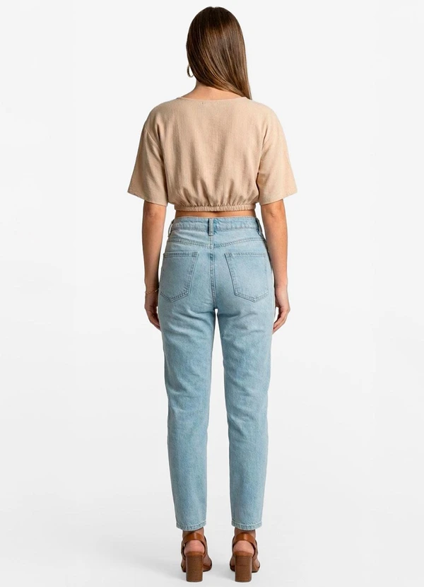 Infinita Cor - Blusa Feminina em Viscose Marrom 4