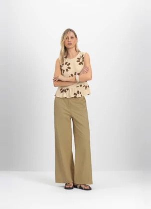 Essendi - Blusa Feminina em Viscose Natural - ESSENDI