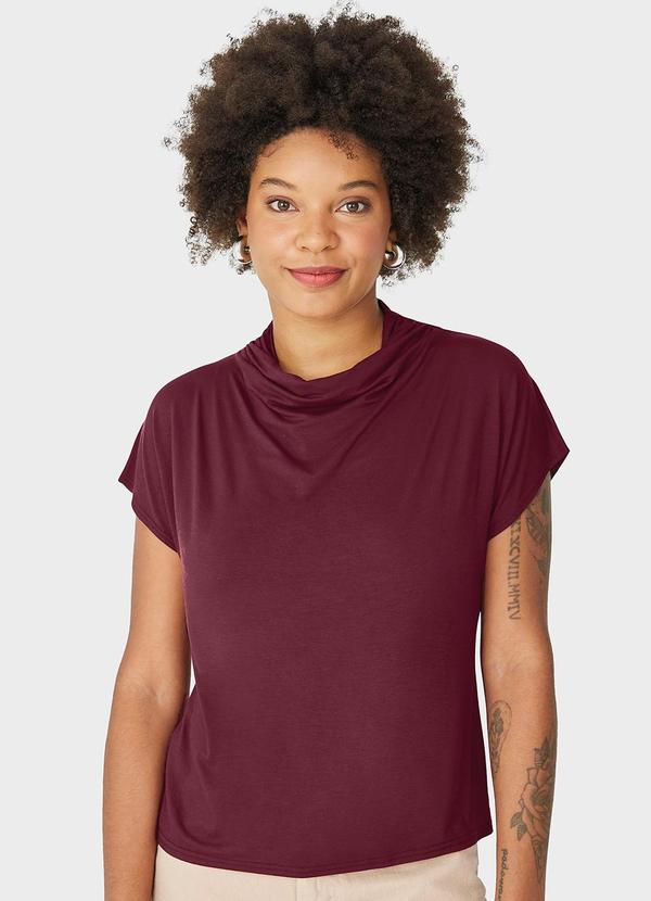 Malwee - Blusa Feminina em Viscose Roxo