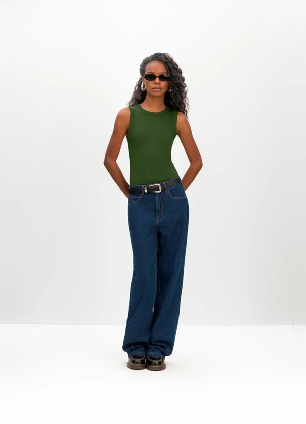 Essendi - Blusa Feminina em Viscose Verde