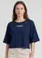 Infinita Cor - Blusa Feminina em Viscotorcion Azul - variação: Azul