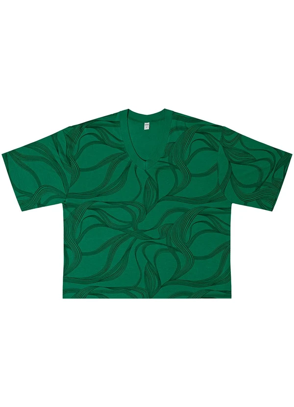 Rovitex - Blusa Feminina em Viscotorcion Verde 2