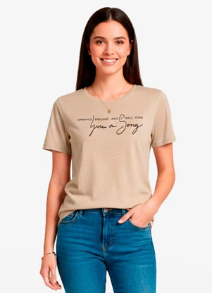 Infinita Cor - Blusa Feminina em Viscotricot Preto - INFINITA COR