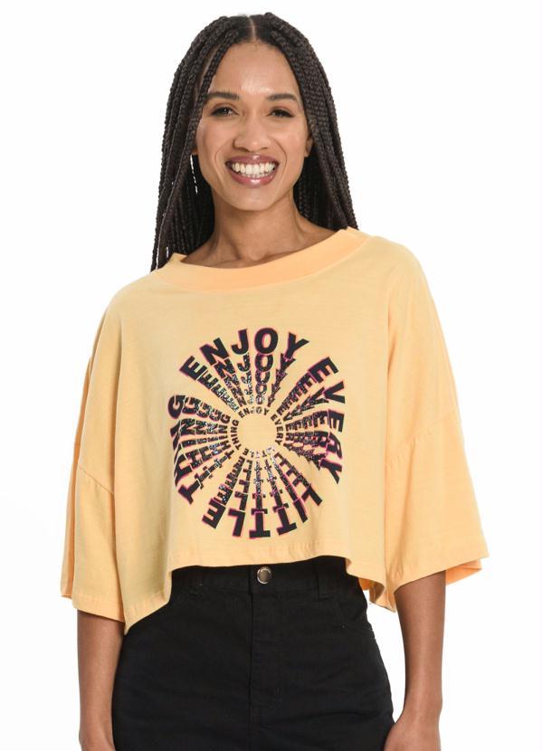 Rovitex - Blusa Feminina Enjoy Amarelo