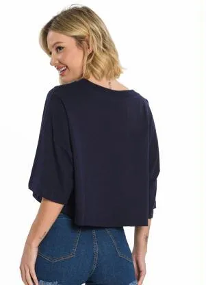 Rovitex - Blusa Feminina Enjoy Azul - ROVITEX