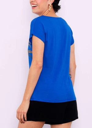 Torra - Blusa Feminina Estampa Azul - TORRA