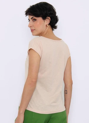 Torra - Blusa Feminina Estampa Bege - TORRA