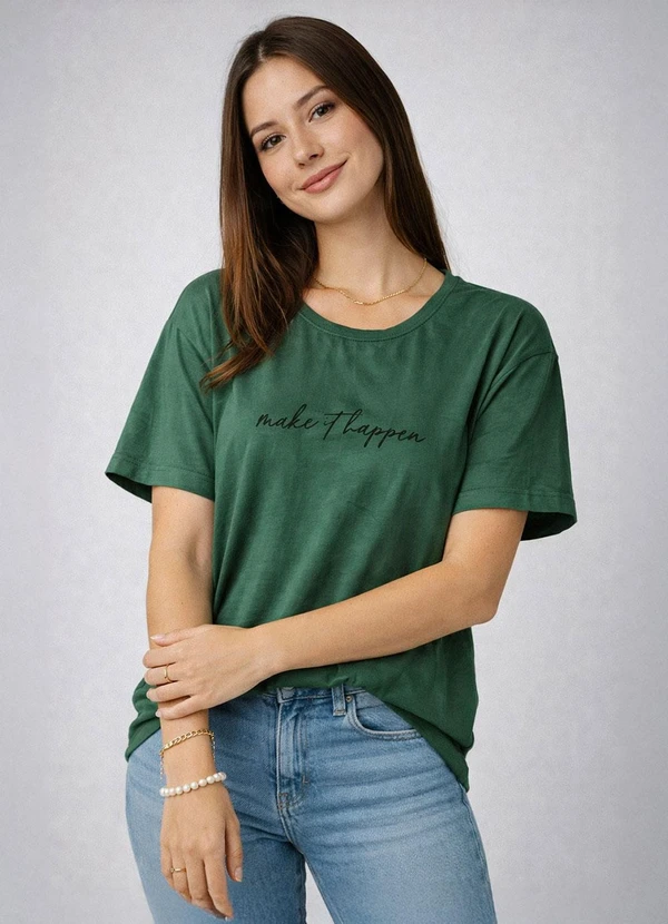 Infinita Cor - Blusa Feminina Estampa e Costa Maior Verde