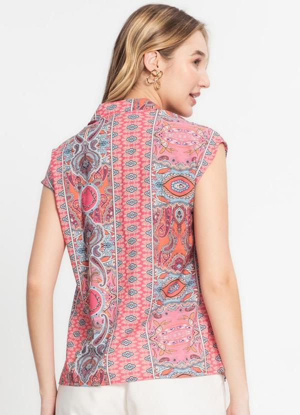 Select - Blusa Feminina Estampa Indiana Rosa 2