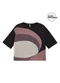Marialícia - Blusa Feminina Estampa Manga Curta Preto - variação: Preto