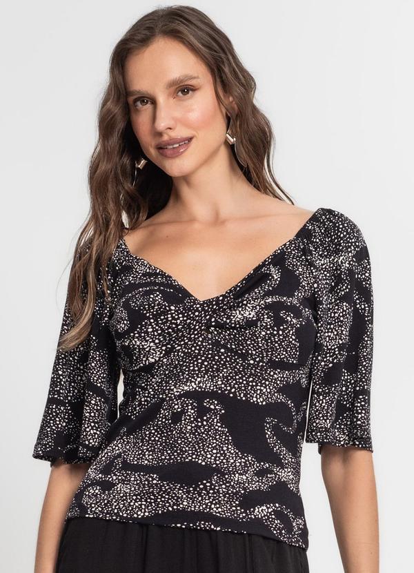 Endless - Blusa Feminina Estampa Preto 4