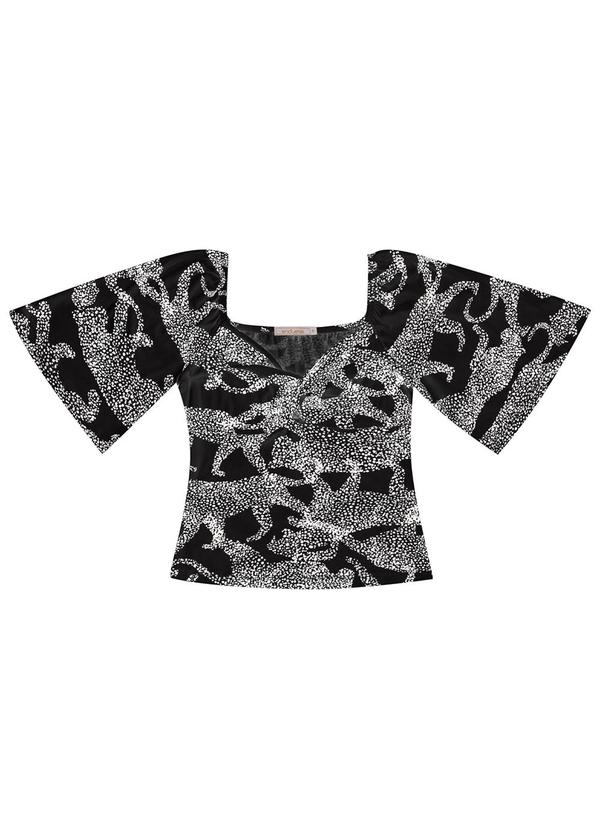 Endless - Blusa Feminina Estampa Preto 5