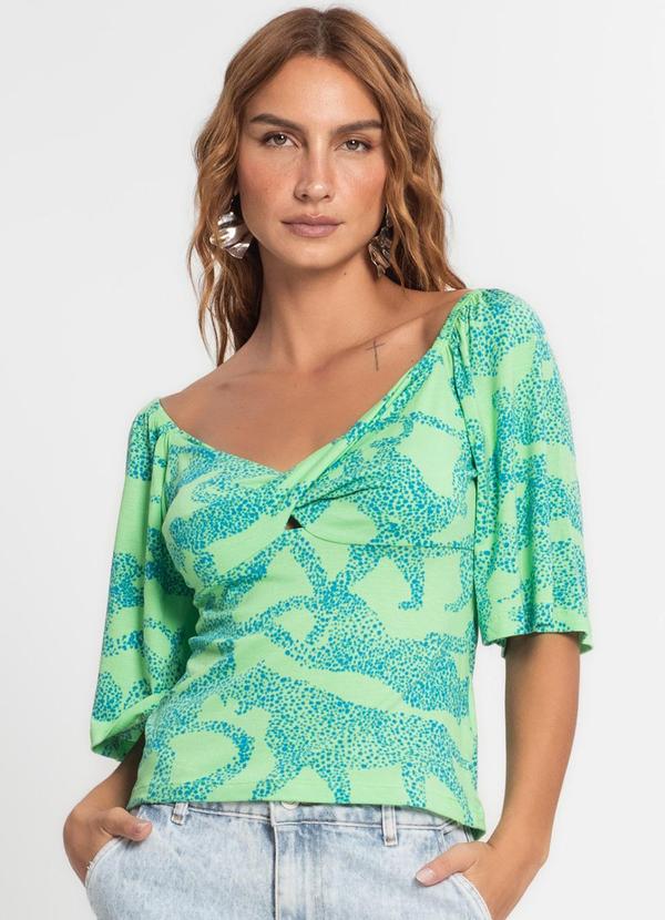 Endless - Blusa Feminina Estampa Verde