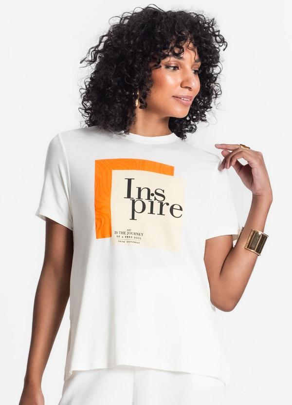 Rovitex - Blusa Feminina Estampada Bege