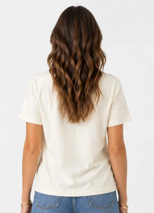Infinita Cor - Blusa Feminina Estampada Bege - INFINITA COR