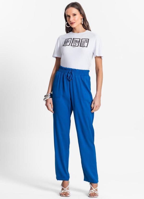 Rovitex - Blusa Feminina Estampada Branco 3