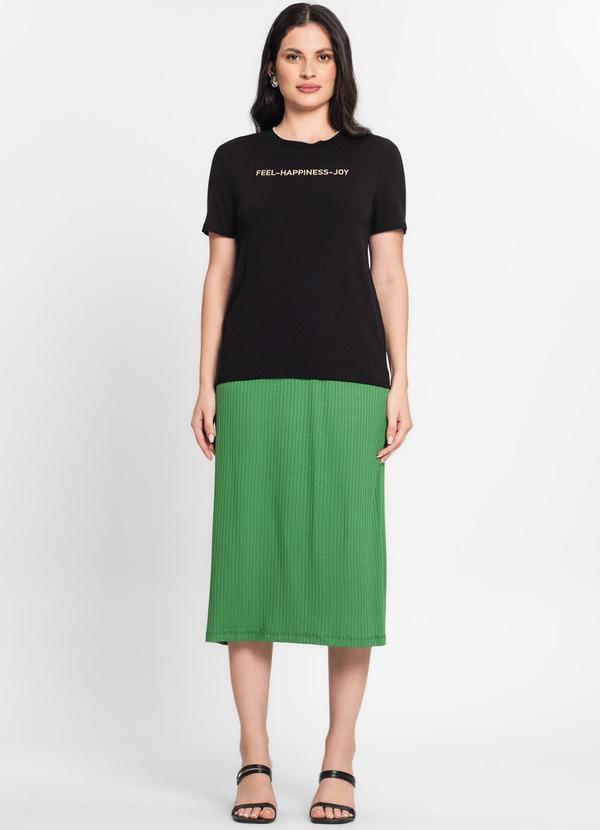 Rovitex - Blusa Feminina Estampada Preto 3