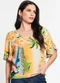 Infinita Cor - Blusa Feminina Estampada Rosa - variação: Rosa