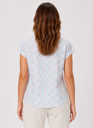 Select - Blusa Feminina Estampada Rosa - SELECT