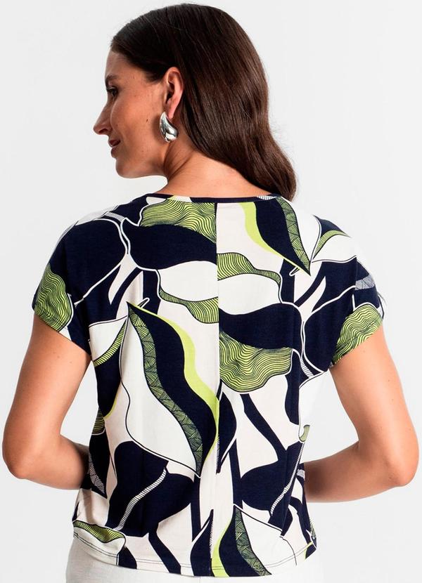 Rovitex - Blusa Feminina Estampada Verde 2