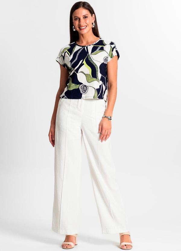 Rovitex - Blusa Feminina Estampada Verde 4