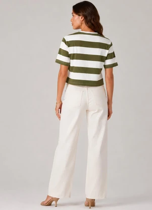 Infinita Cor - Blusa Feminina Estampada Verde - INFINITA COR