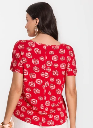 Select - Blusa Feminina Estampada Vermelho - SELECT