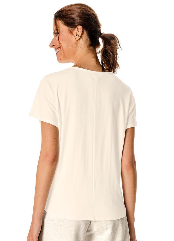 Rovitex - Blusa Feminina Folhagem Viscotorcion Bege 2