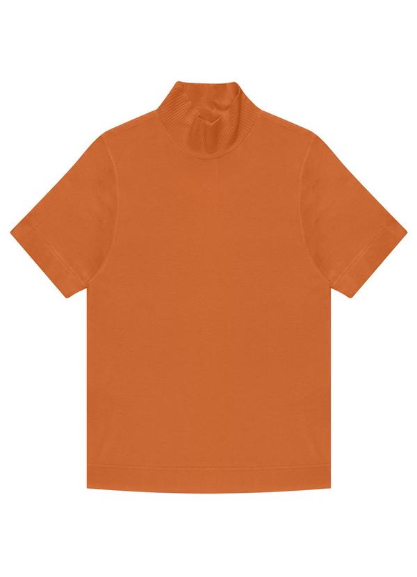 Endless - Blusa Feminina Gola Alta Laranja
