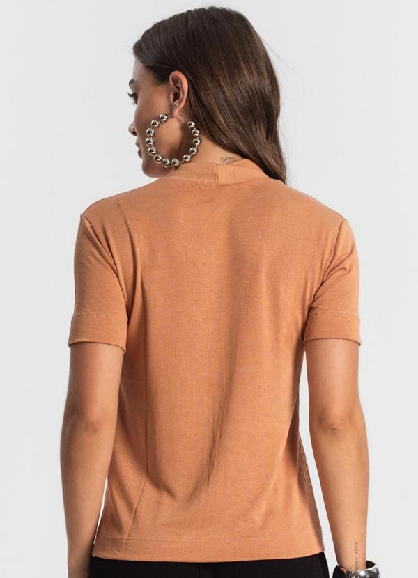 Endless - Blusa Feminina Gola Alta Marrom 2