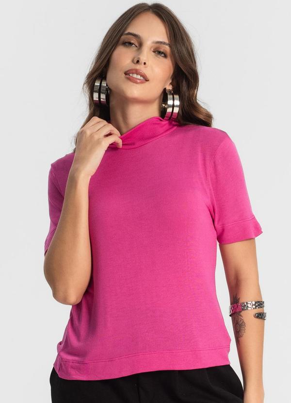 Endless - Blusa Feminina Gola Alta Rosa 1