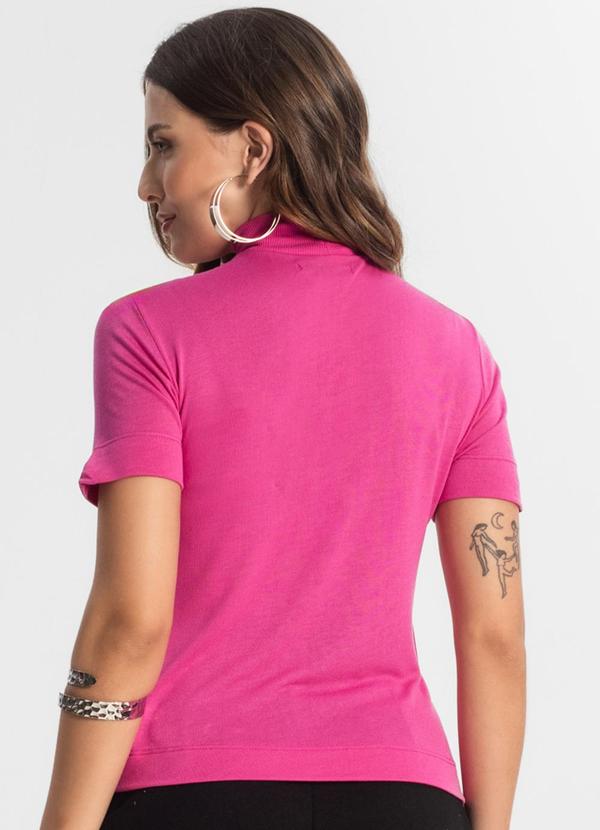 Endless - Blusa Feminina Gola Alta Rosa 2