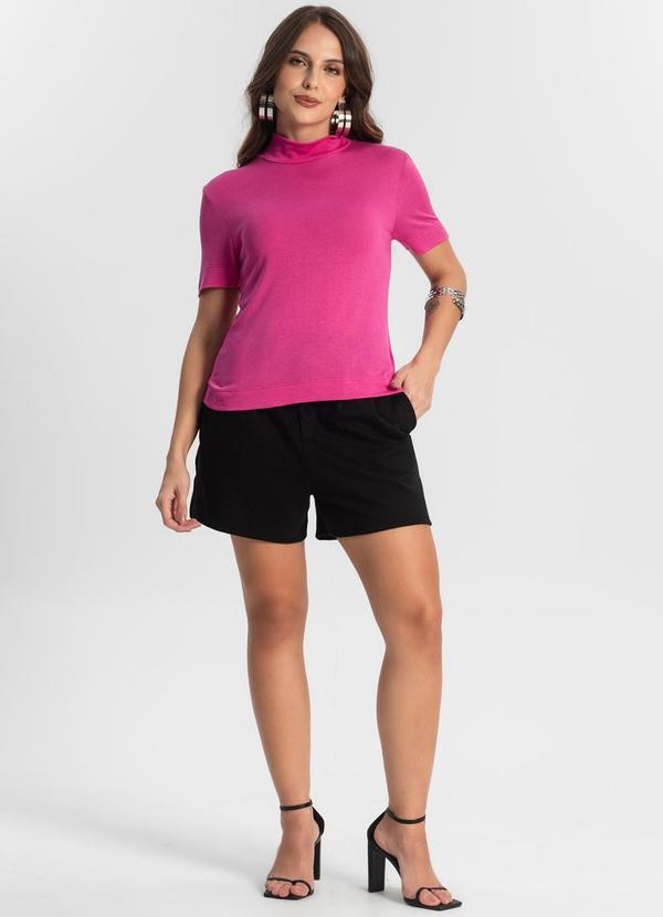 Endless - Blusa Feminina Gola Alta Rosa 3