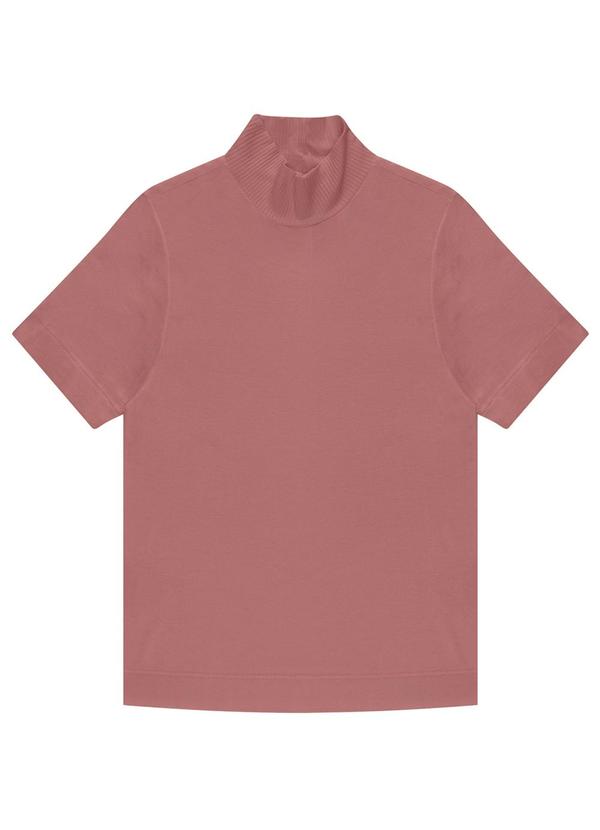 Endless - Blusa Feminina Gola Alta Rosa