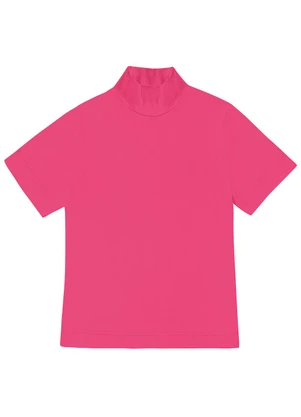 Endless - Blusa Feminina Gola Alta Rosa - ENDLESS