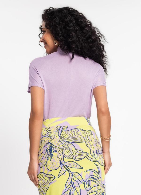 Rovitex - Blusa Feminina Gola Alta Roxo 2