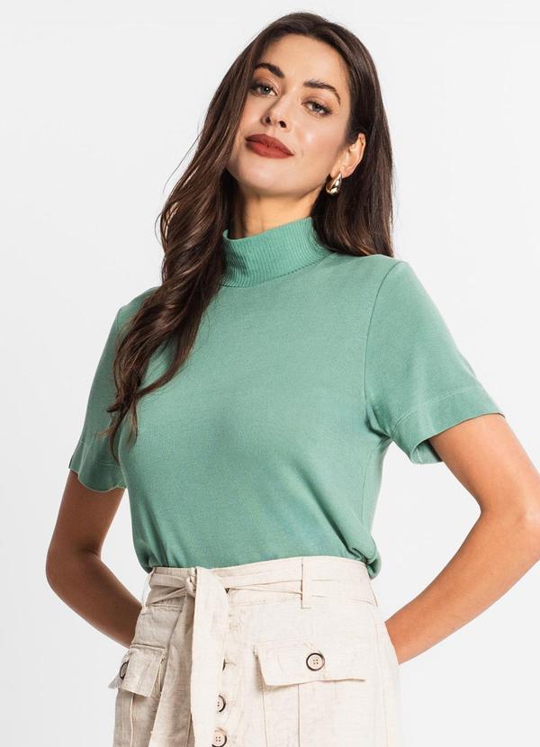 Endless - Blusa Feminina Gola Alta Verde