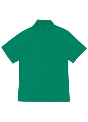 Endless - Blusa Feminina Gola Alta Verde - ENDLESS