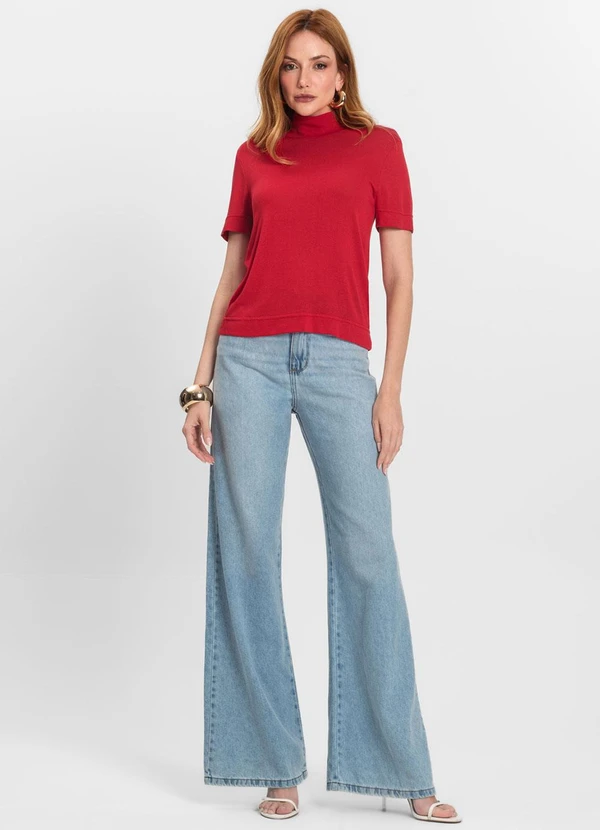 Endless - Blusa Feminina Gola Alta Vermelho 3