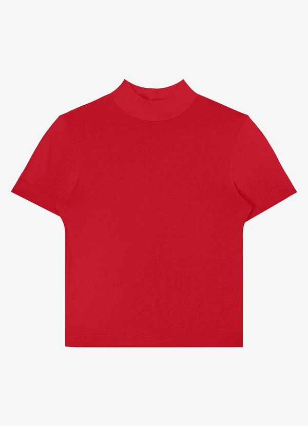 Endless - Blusa Feminina Gola Alta Vermelho 5