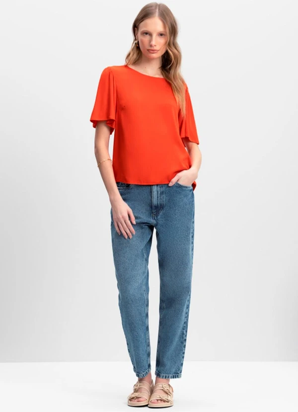 Essendi - Blusa Feminina Laranja 3