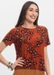 Infinita Cor - Blusa Feminina Amarelo - variação: Laranja