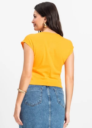 Infinita Cor - Blusa Feminina Laranja - INFINITA COR