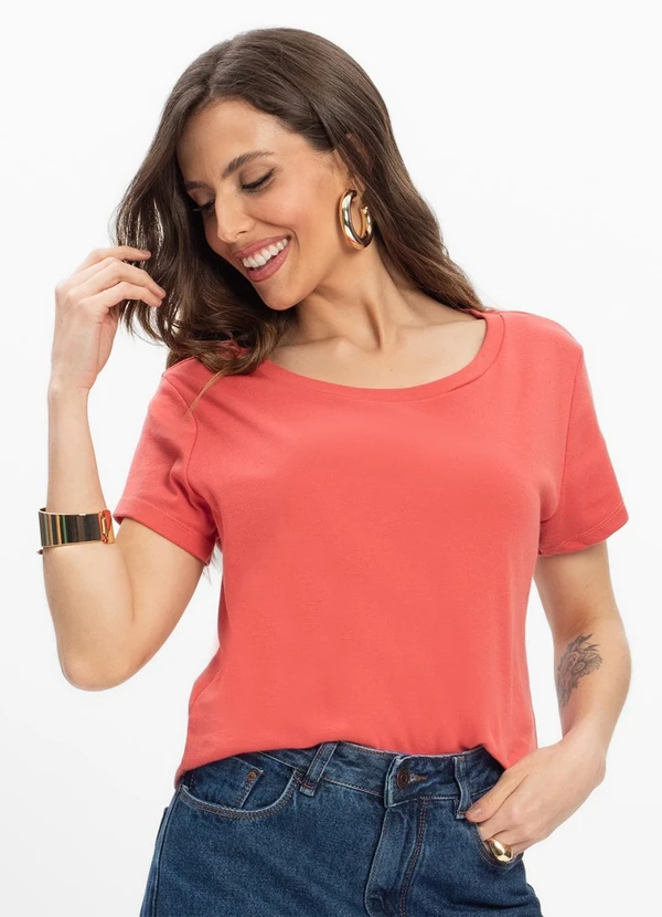 Infinita Cor - Blusa Feminina Laranja 1
